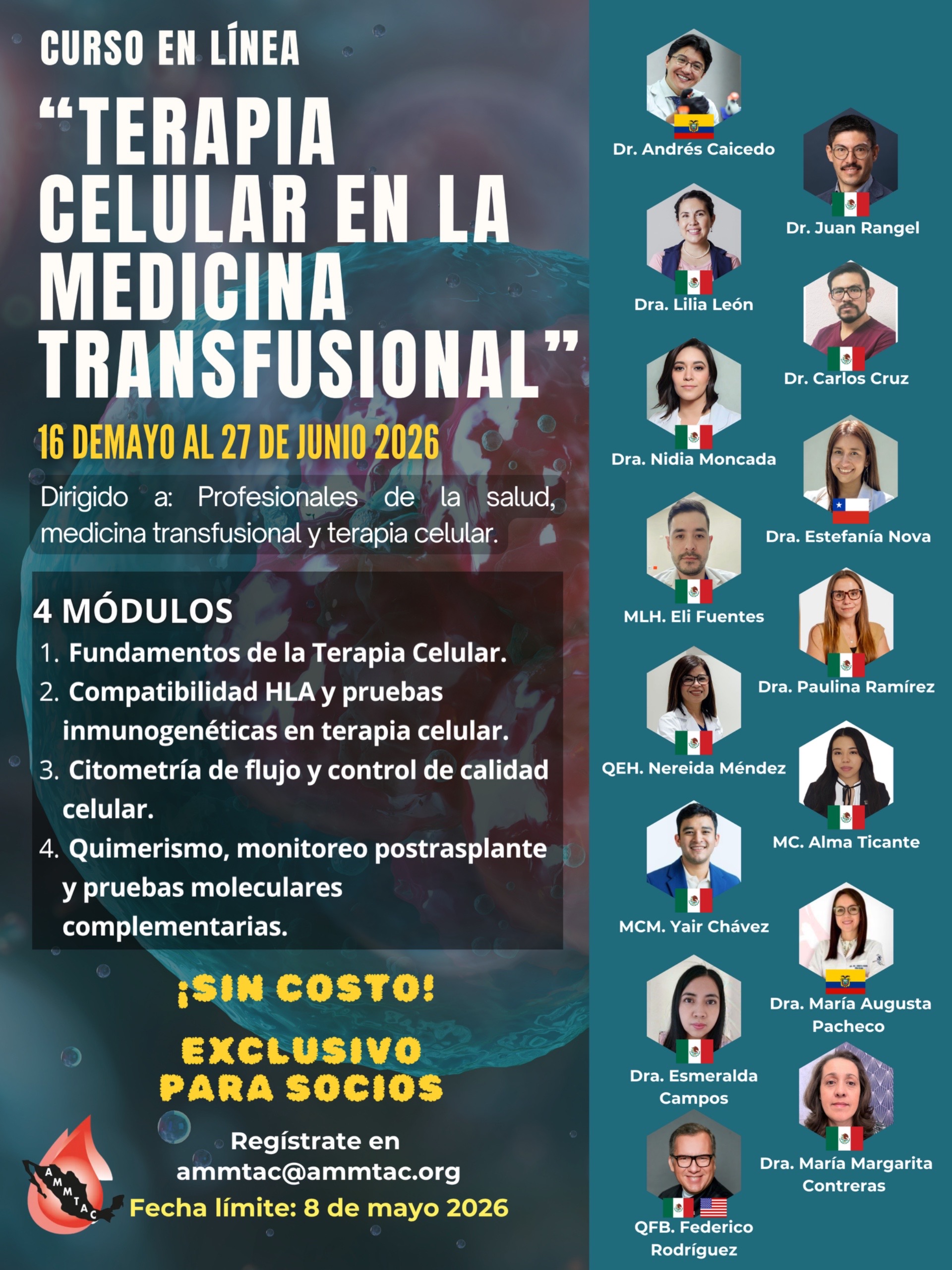 Poster oficial AMMTAC 2026